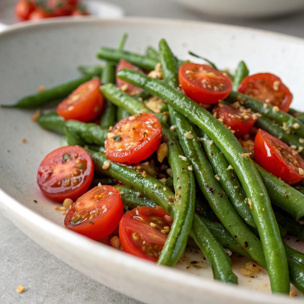 Home page 18 mediterranean green beans and tomatoes