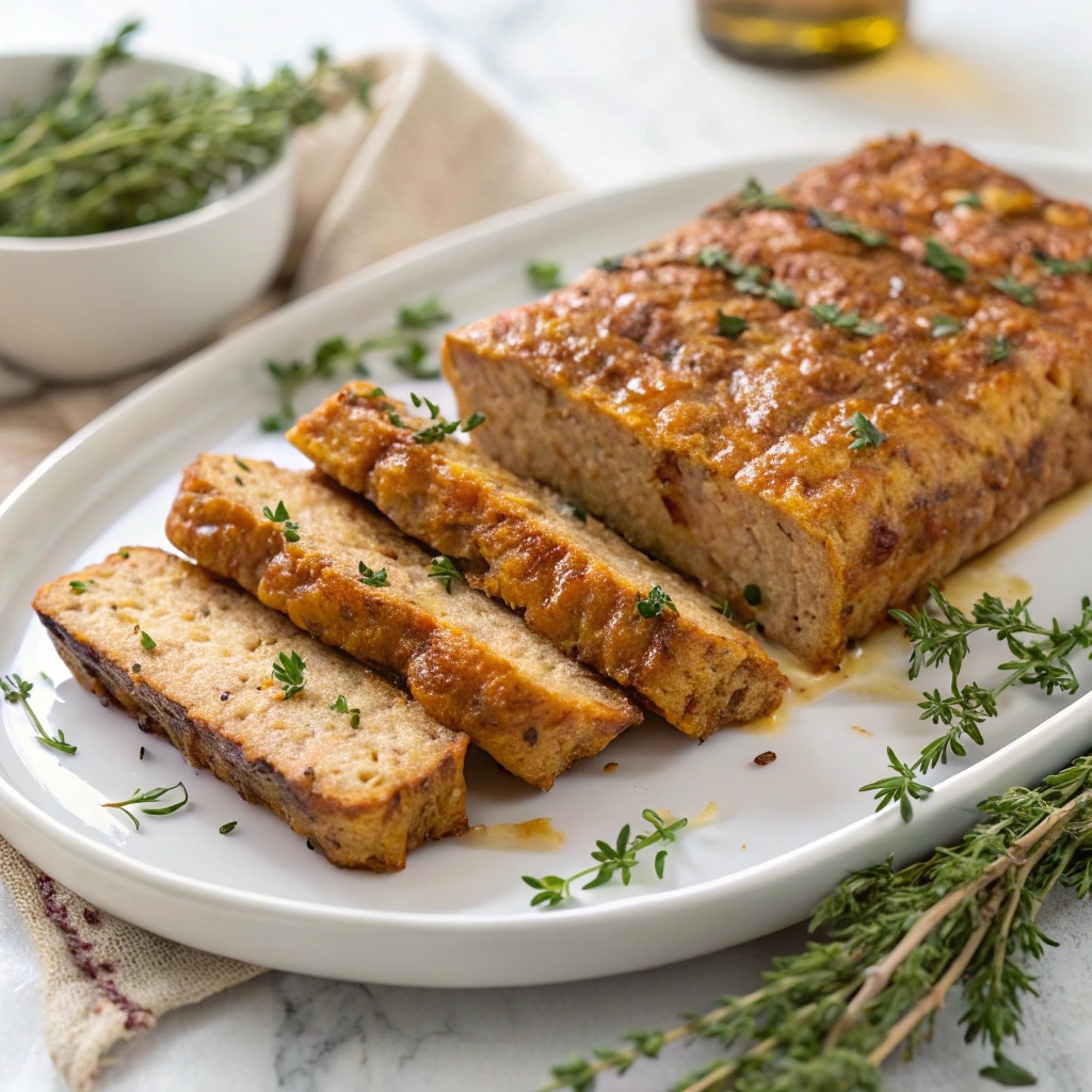 Vegetarian Thanksgiving Recipes 7 baked tempeh with maple herb marinade - Vegetarian Thanksgiving Recipes